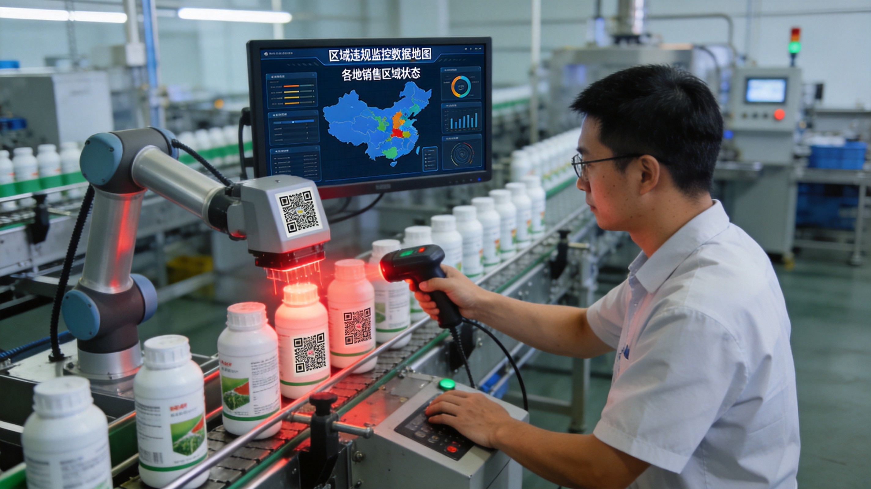 农药二维码防窜货系统-区域违规监控解决方案